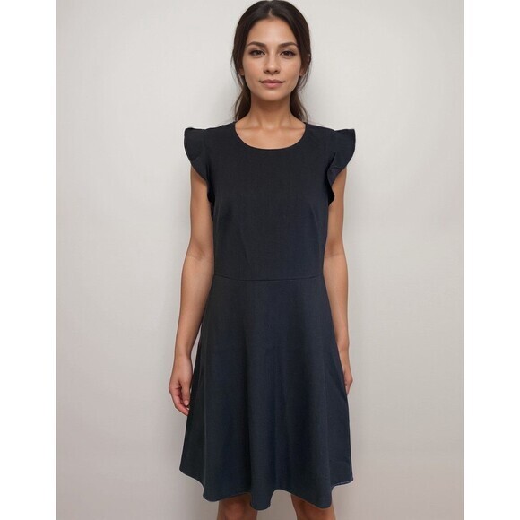 LOFT Dresses & Skirts - NWT LOFT Mini Dress Women Sz 6 Grey Business‎ Office Minimalist Capsule